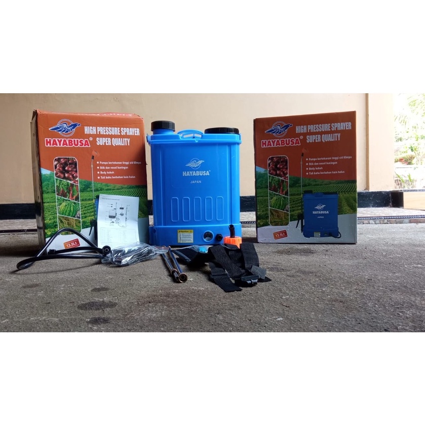 SPRAYER ELEKTRIK TANGKI SEMPROT PERTANIAN ELECTRIC MINI HAYABUSA TENGKI SEMPROTAN TANAMAN PADI WEREN