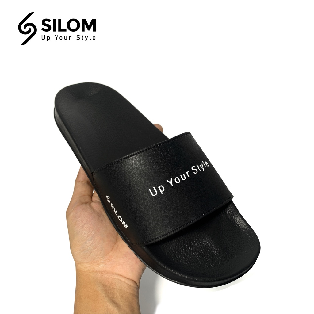 Sandal Slide Pria Anti Air Sendal Silom S-Cros Slop Karet Flip Flop