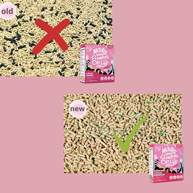Cature - Natural Wood Clumping Cat Litter (Antibacterial Pellets)