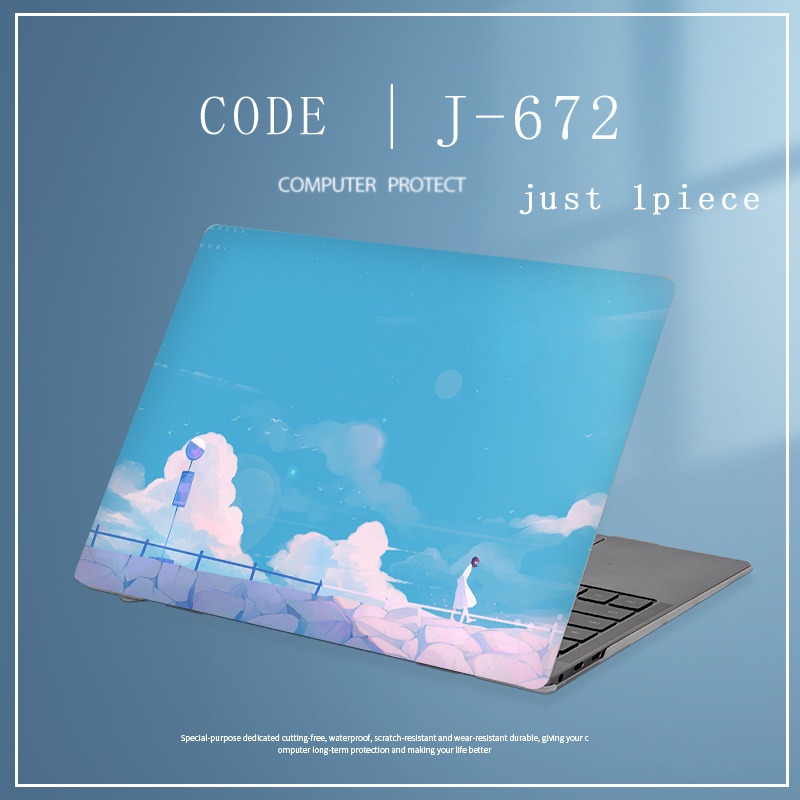 1pc Universal Bebas Potong COD Laptop Decals Colorful Marbel Laptop Decor Sticker Skin Untuk ASUS VIVOBOOK15 K505B X505 A55V A456U A455L K43 A43 Full Cover Sticker