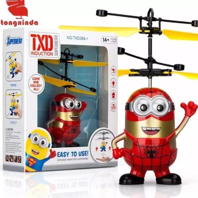 mainan minion terbang sensor tangan terbaru dan terlaris