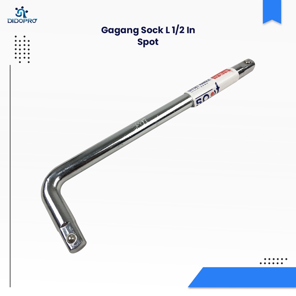 GAGANG SOK L 1/2 INCH STANG KUNCI SOCK SHOCK SOCKET 250 MM