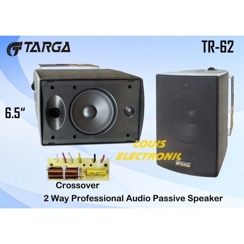 Speaker Pasif TARGA T6 62 TR-62 6.5 Inch Speaker Dinding TARGA TR-62 ORIGINAL ( 2 PCS )