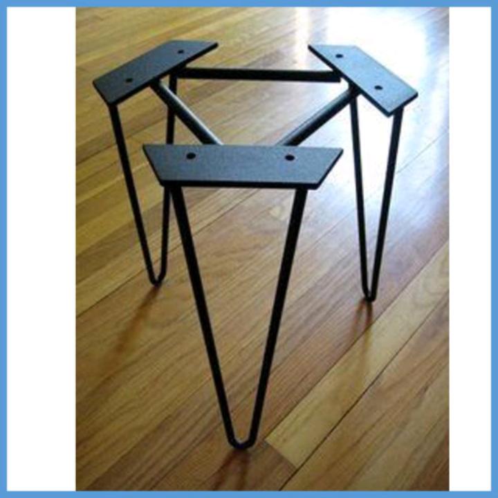 Kaki Meja Hairpin leg 2 segitiga 50cm / Kaki meja kursi