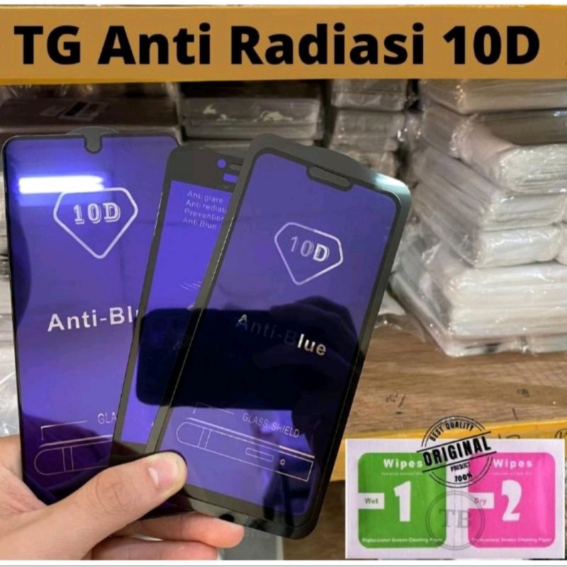 Oppo A74 4G A74 5G A94 2021 A94 5G 2021 A55 5G 2021 Tempered Glas Blue Light Anti Radiasi Full Lem Full Screen