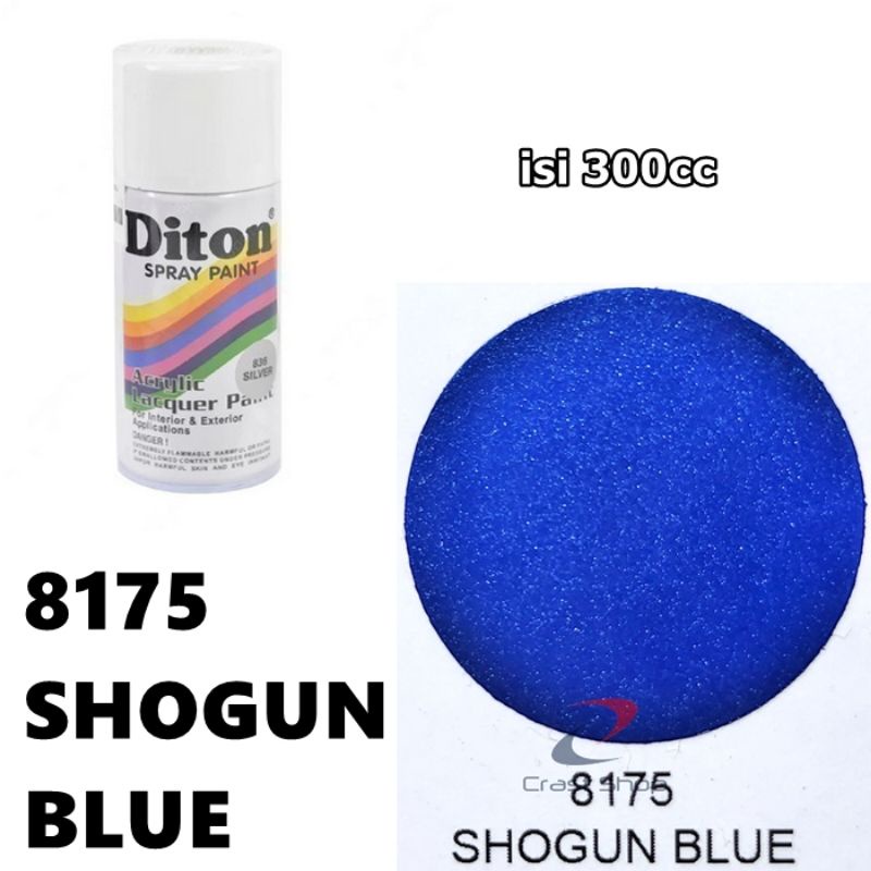 Cat Pilox Diton Shogun Blue 8175 300cc Warna Biru Suzuki frame sepeda motor mobil pylox pilok