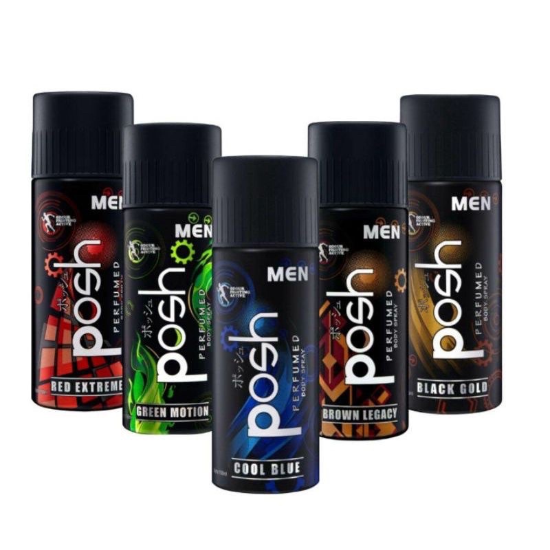 Jual Posh Men Perfumed Body Spray 150ml khusus kalimantan Shopee