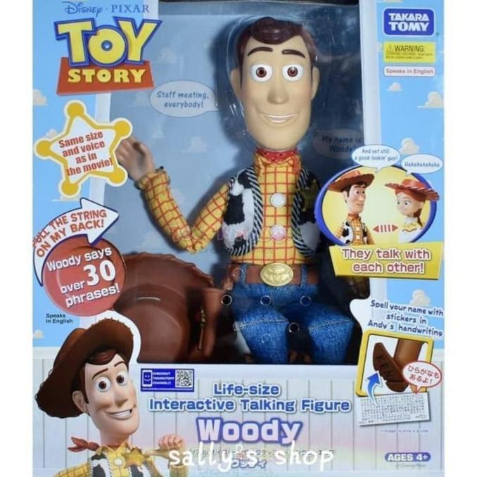 Mainan Anak Boneka Talking Figure Woody / Jessie Toy Story stock ada
