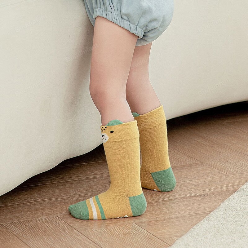 READY - kaos kaki bayi lucu motif karakter ANIMAL import premium / kaos kaki anak unisex usia 0-2 tahun