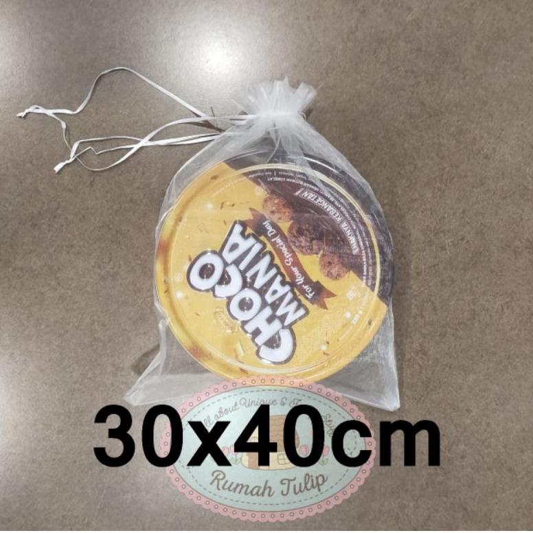 

ㅧ Organza Bag 30x40 cm, Organza Pouch, Kantong Organza, Kantong Suvenir, Souvenir Pouch ㅝ