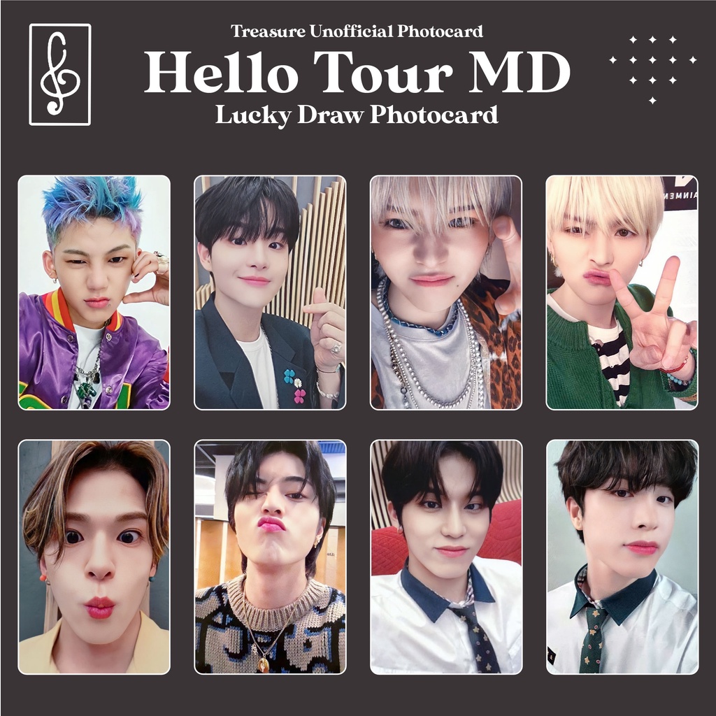 [REPLIKA TREASURE] PHOTOCARD HELLO TOUR MD LUCKY DRAW IN SOEUL