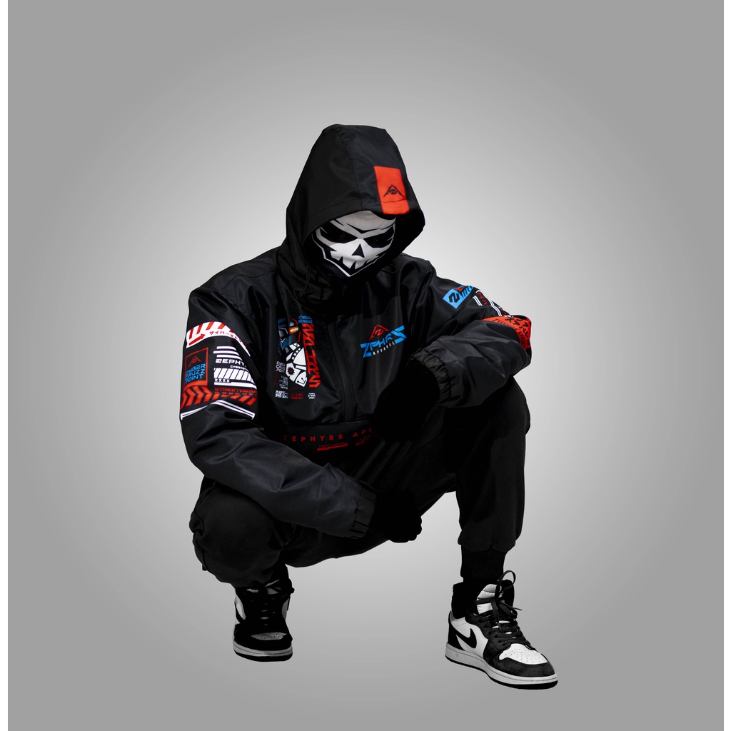 Jacket Bomber Windbreaker SUPERMOTO Racing Zephyrs