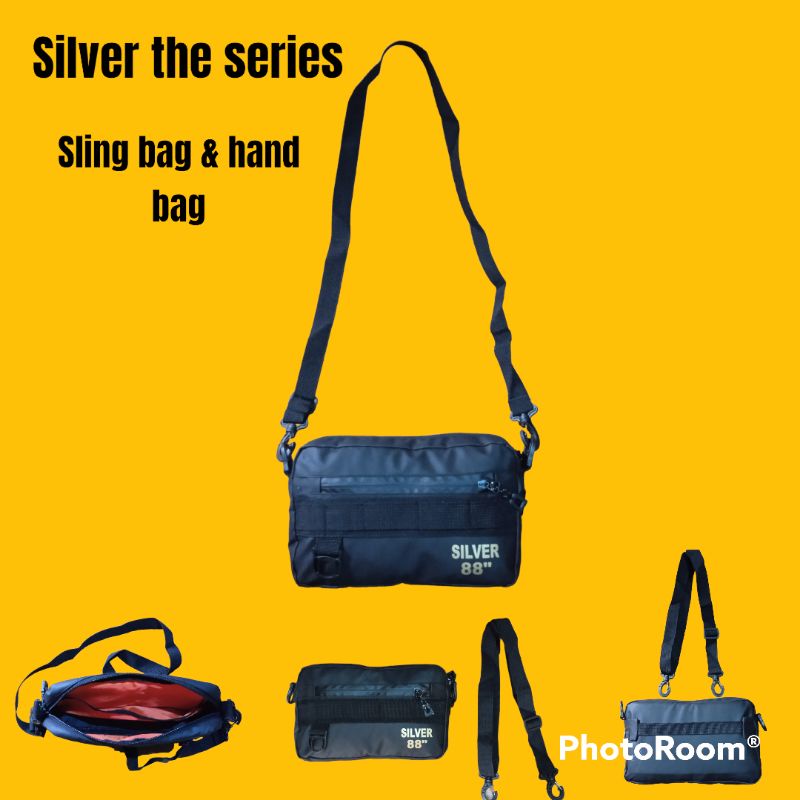 TAS VOLCOM TAS HAND BAG SLING BAG SILVER TAS SELEMPANG SILVER WATERPROOF