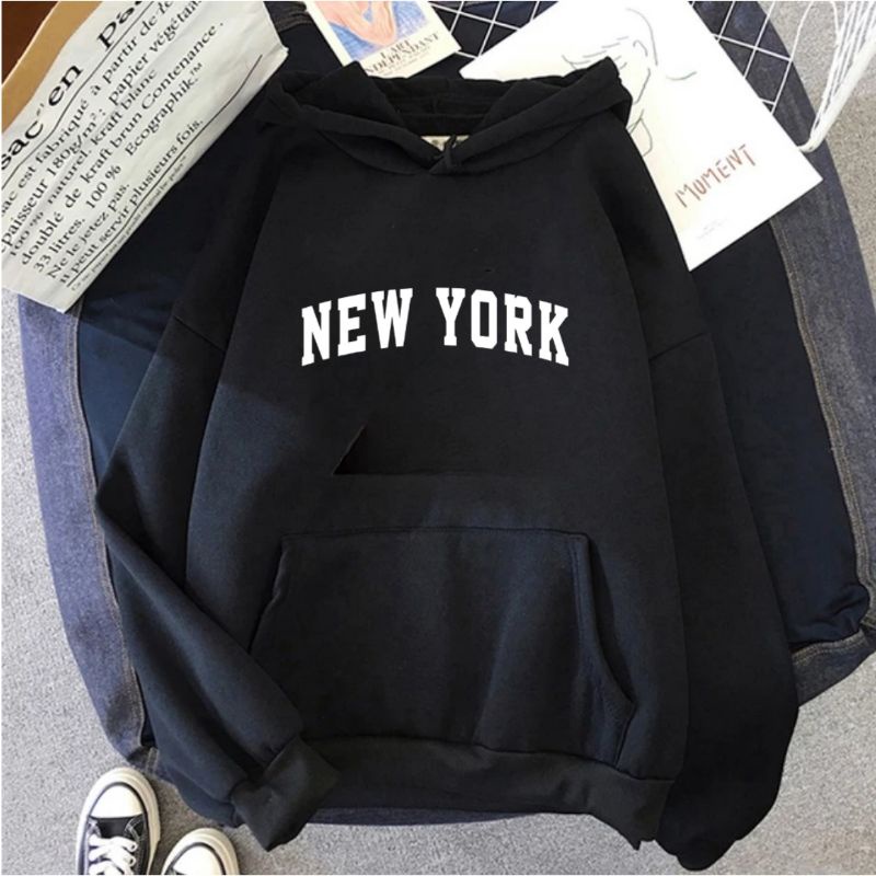 Hoodie Jumper Pria Wanita Dewasa NEW YORK