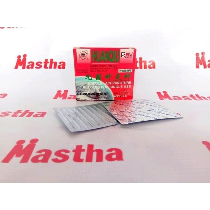 Jarum Bekam Jarum Terapi Huanqiu Jarum Akupuntur 0,18 X 7 mm