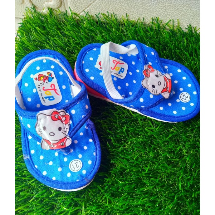 [0-2th] SANDAL BABY BUNYI POLKADOT / SANDAL PREWALKER BAYI PEREMPUAN / SANDAL PREWALKER BUNYI CITCIT