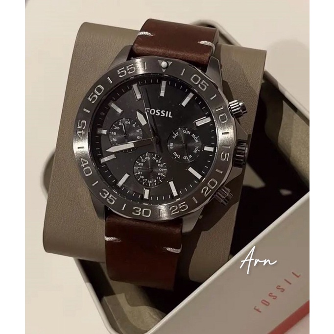 Fossill BQ2709 Bannon Multifunction Brown Leather Watch