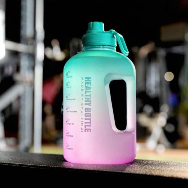 BOTOL MINUM GYM VIRAL MODEL GALON 2,2L - BOTOL MINUM GRADASI 2200ML JUMBO