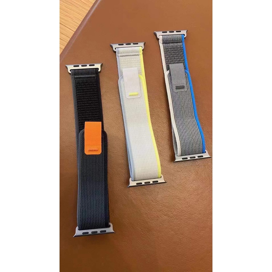 SPIGEN ULTRA TRAIL LOOP NYLON 2TONE STRAP IWATCH WOVEN VELCRO IWATCH SE 1 2 3 4 5 6 7 8 ULTRA SE STRAP IWATCH