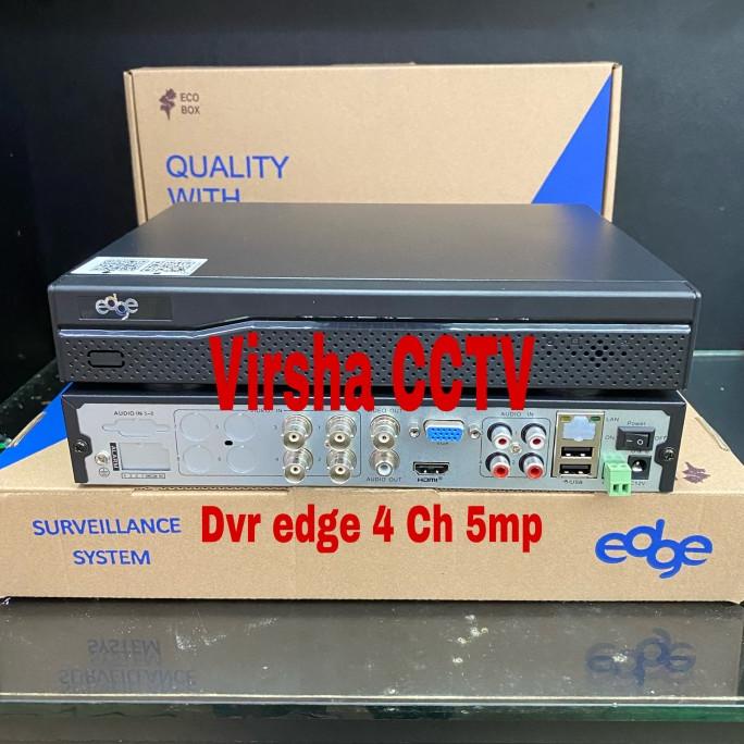 paket dvr nvr cctv edge 4ch kamera ultra resolution asli 4k