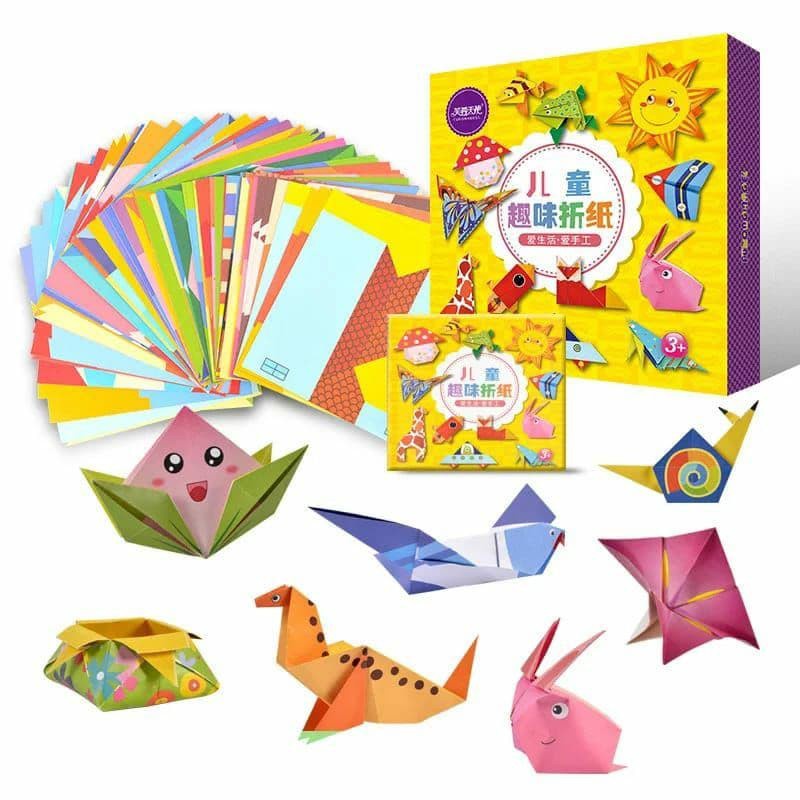 

PERABOTRUMAHKU ORIGAMI 3D permainan mainan kertas lipat 3d kertas origami warna origami hewan O005
