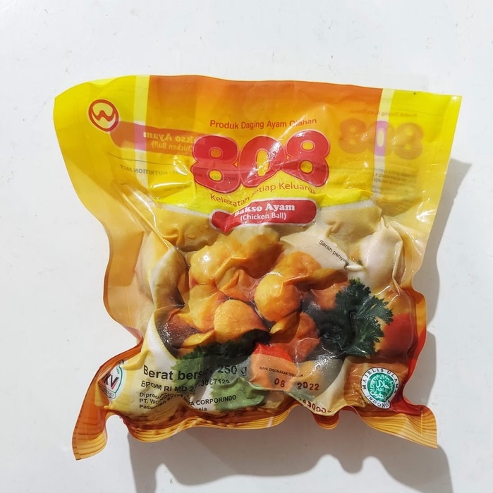 808 bakso ayam 250 gr