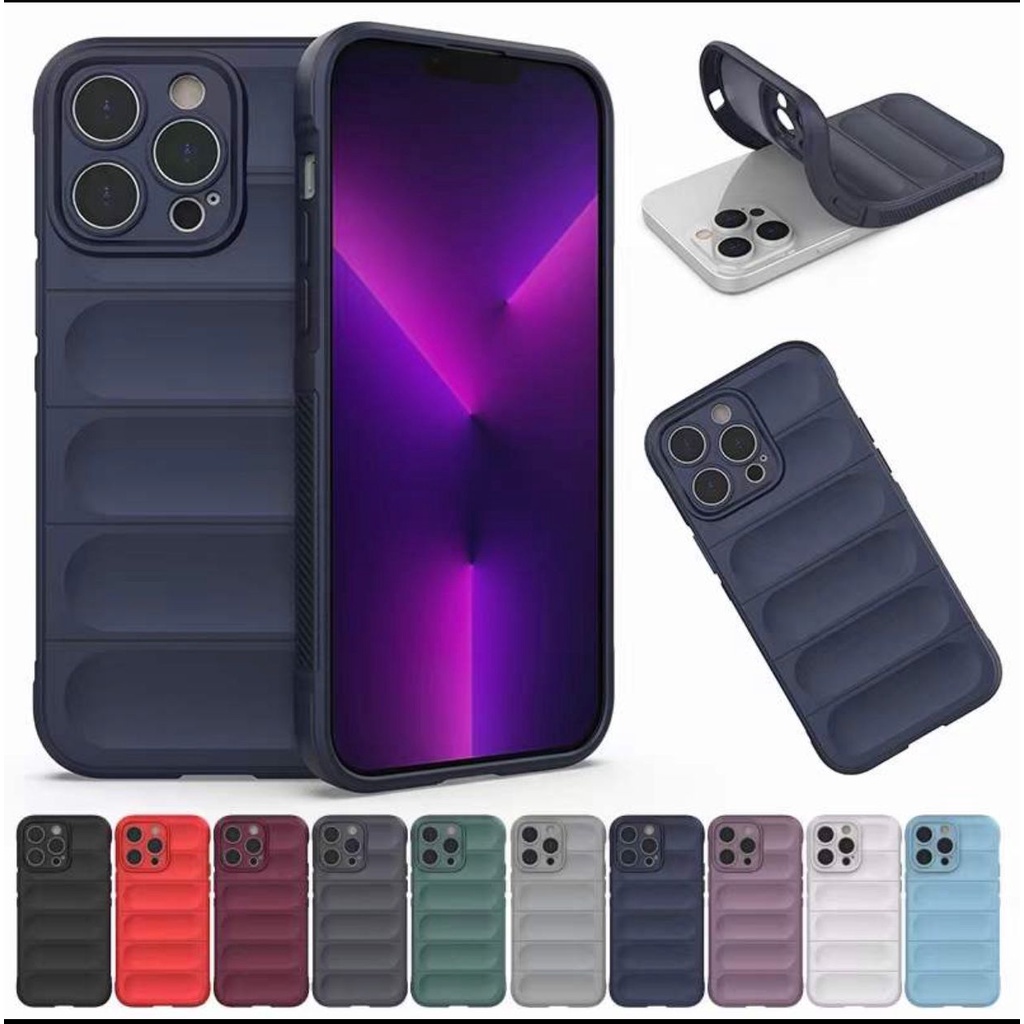 LUXURY BUMPER MATTE CASE IPHONE 14 PROMAX 14 MAX / PLUS 14 PRO FULL COLOUR SOFT CASE RUBBER + FULL PROTECTOR CAMERA