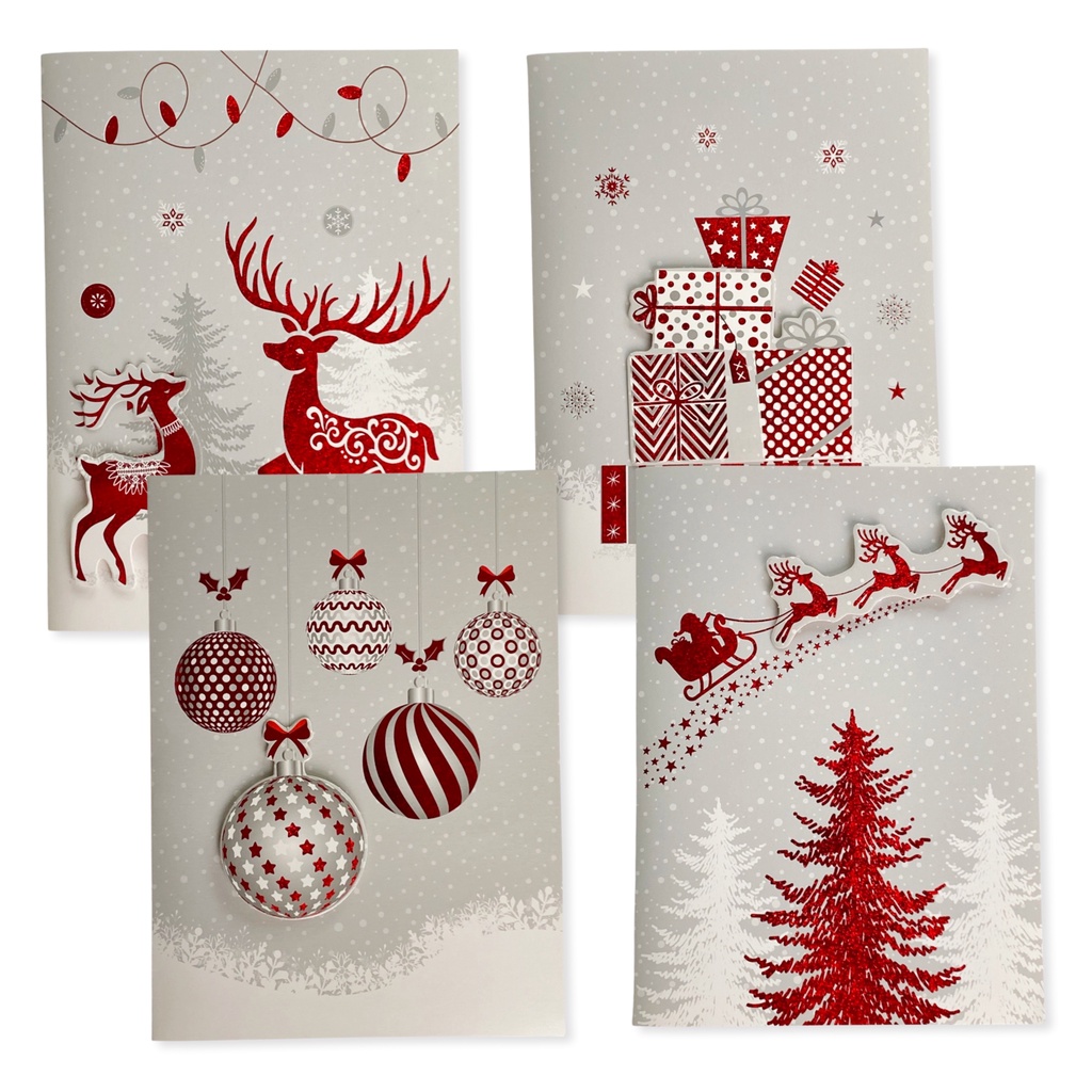 Scoop Kartu Natal Greeting Card Musik Lampu 64410800