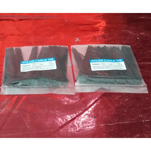 

Buruan serbu] KABEL TIES 2.5 X 100 HITAM OWNER
