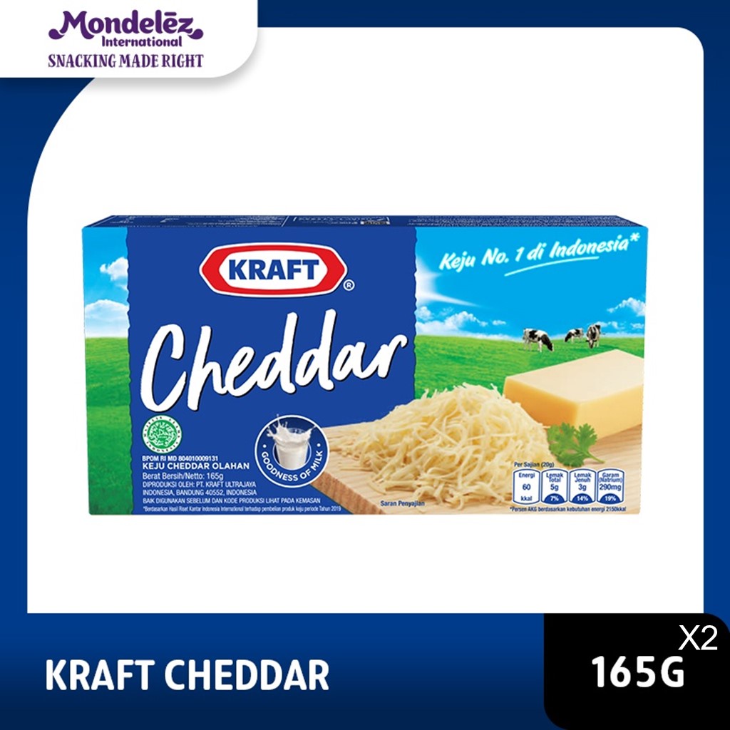 Jual Kraft Keju Cheddar Blok G Keju Asli Dari Susu New Zealand