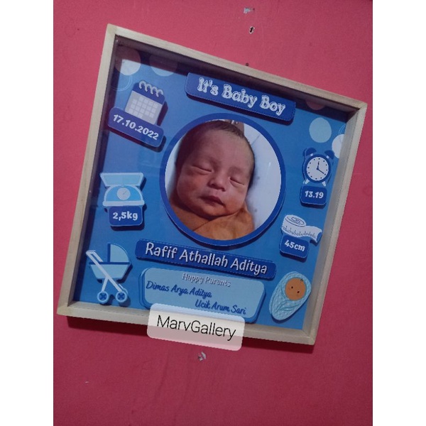 Pop up 3D frame custom acrylic 30x30