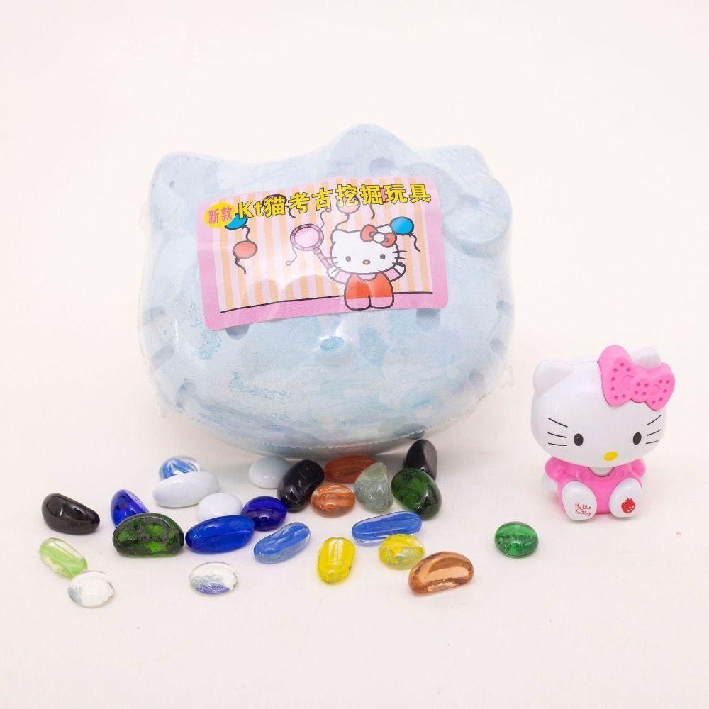 Mainan Gali Harta Karun QUINTON Superhero 1pc Hadiah Sekolah Spaceman Arkeologi Spider-Man Kuromi Gali-out Mineral Mainan Model Kartun Mainan Eksplorasi