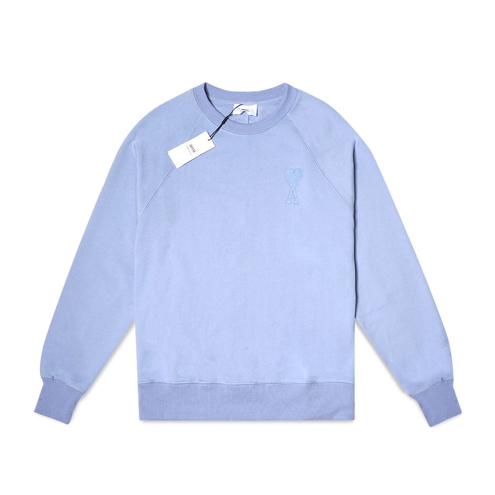 4M1 de Coeur Tonal Heart Logo Sweatshirt Blue