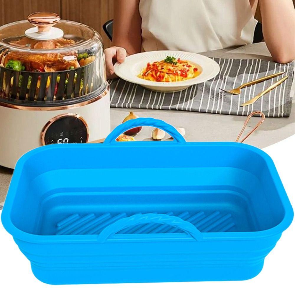 R-FLOWER Panci Silikon Masak BBQ Plate Pemanas Reusable Replacement Liners Baking Pan