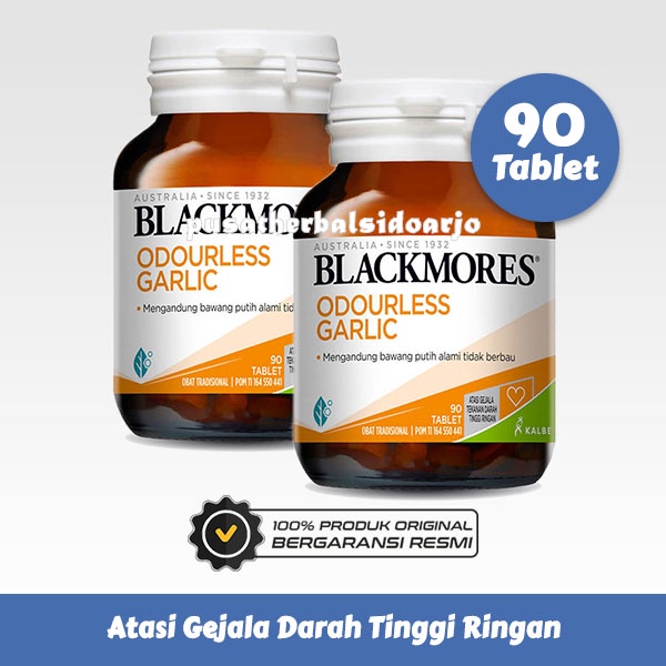 Blackmores Odourless Garlic 90 Tablet Atas Gejala Darah Tinggi