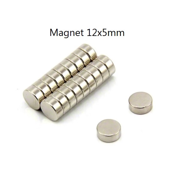 

1pcs Magnet putih disck magnetic Bulat Neodymium 12mm 12x5mm 12x5 Neodimium NdFeB Grade N45 diameter 12mm tebal 5mm