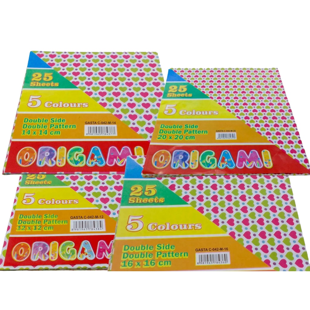 

ORIGAMI KERTAS LIPAT 2 SISI (25LEMBAR)