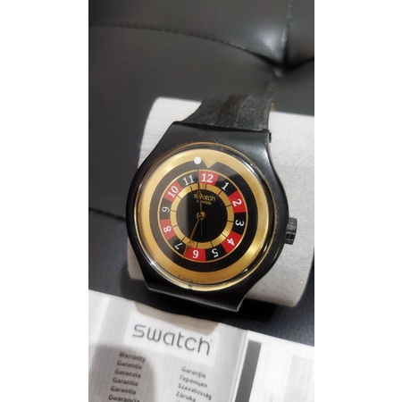 Jam Swatch edisi james bond 007 second jarang pakai