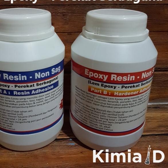 

Epoxy Resin Non Sag - 2 Kg - Lem Epoxy Resin - Lem Material