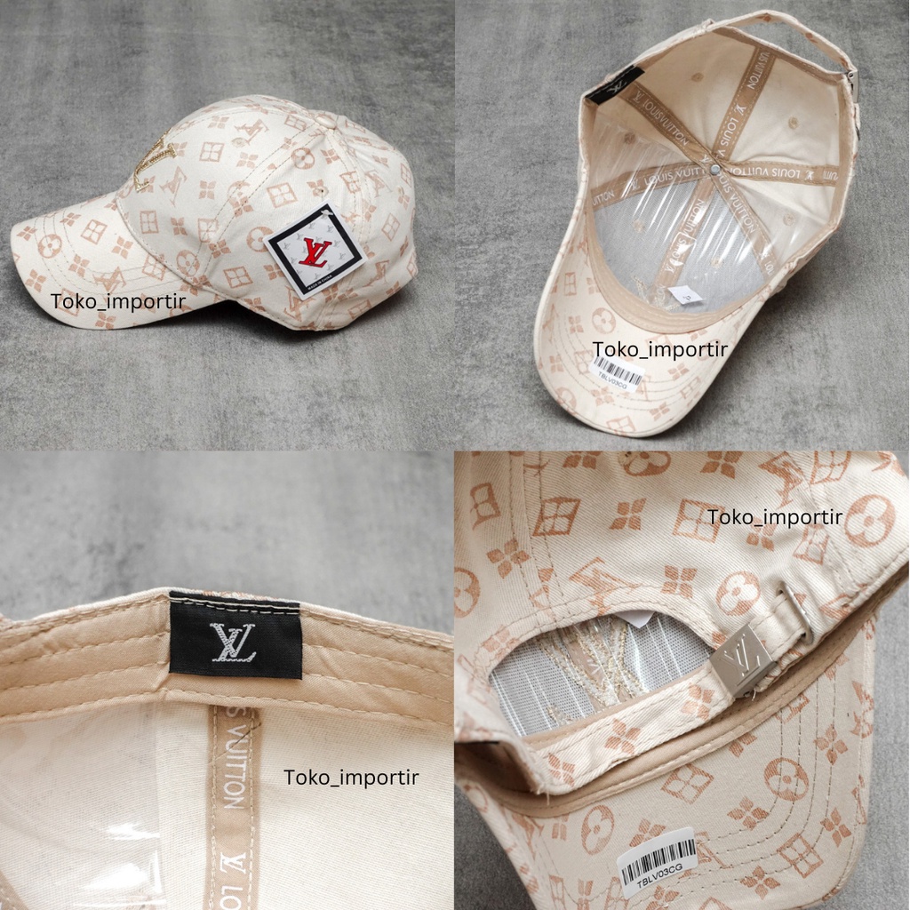 Topi LV Baseball Pria Import Mirror Original Unisex