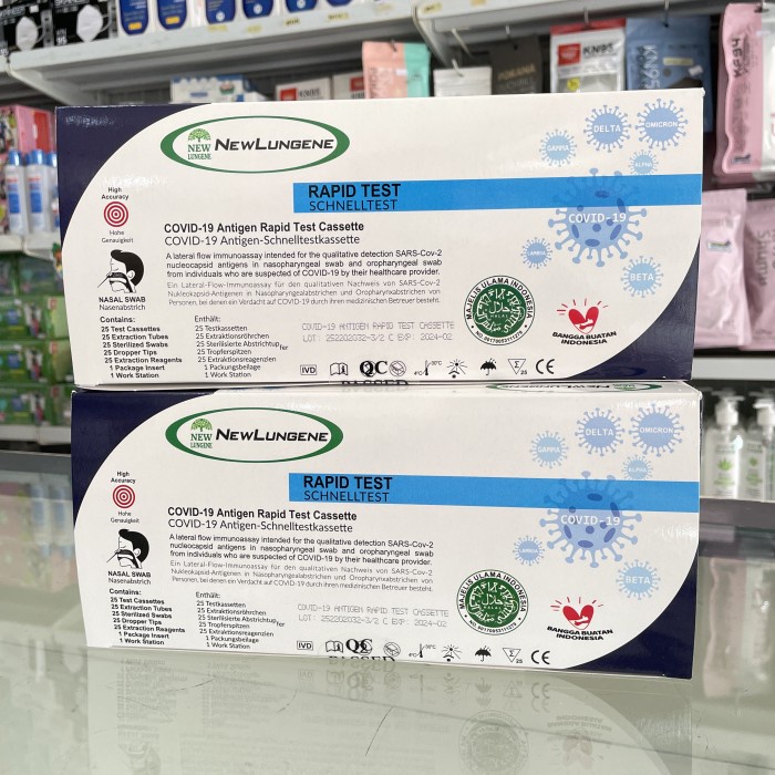 New Lungene alat tes Swab Antigen Omicron COVID-19 Rapid Test