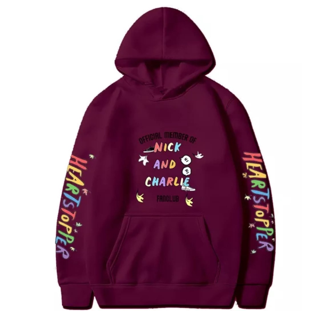 Sasuke.id Jumper Hoodie Sweater Anime One piece official member off NICK AND CHARLIE Maron x Hitam x Putih Sweater Hoodie Anime One piece NICK AND -  Jaket Anime CHARLIE Hoodie Anime official member off NICK AN CHARLIE  Sweater ONE PICE ICS Pria Wanita