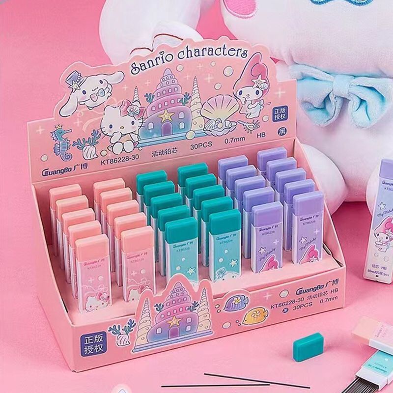 isi pensil mekanik sanrio mymelody/cinamonroll/hellokitty