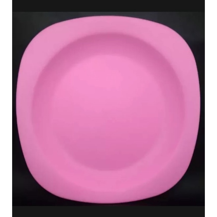 Cheaper-(6Pcs)- Piring Makan Persegi 8 inch/ 9 InchPiring Plastik Premium Berkualitas