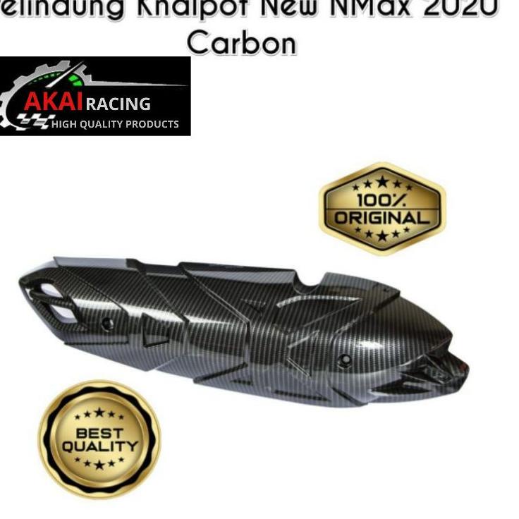 ✾✱ # cover carbon nmax new 2020 tutup knalpot nmax new carbon cover tutup knalpot pelindung knalpot 