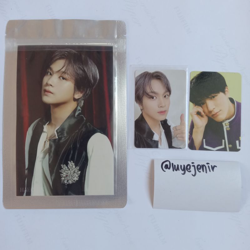 [Take all] pc photocard 4x6 the castle haechan poca xr live version event pair special official merc