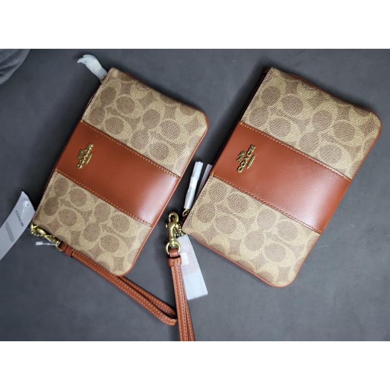 coach wrislet tan rust