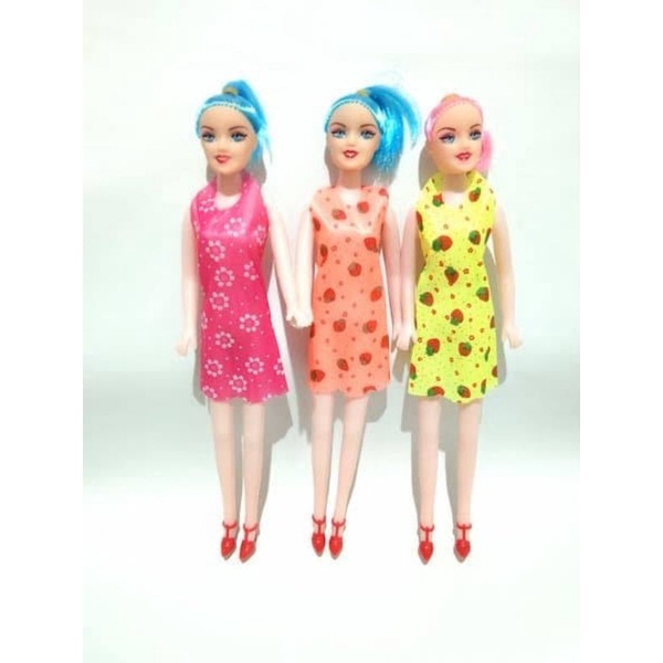 MAINAN ANAK PEREMPUAN BONEKA MINI ISI 3 BONEKA ANAK BONEKA CANTIK PRETEND PLAY BABY DOLL MINI DOLL