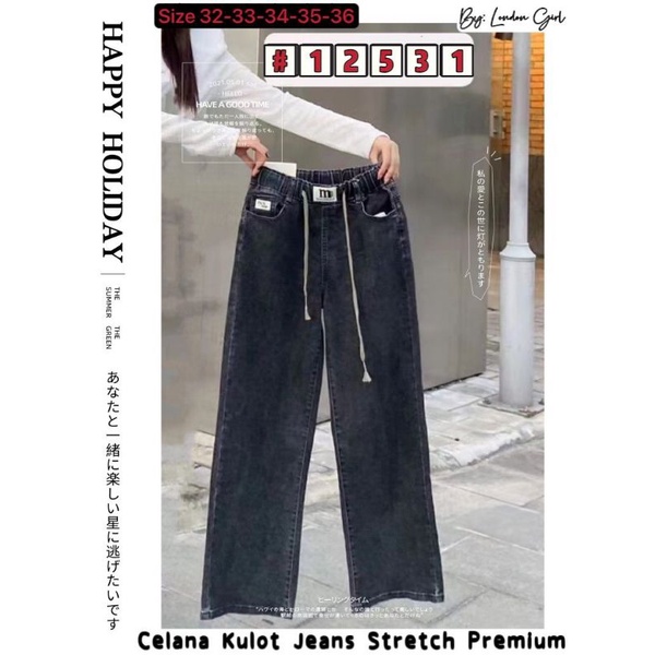 Celana kulot Jumbo By LONDON GIRL