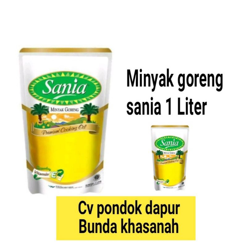 

minyak goreng sania 1 liter murah cv pondok dapur bunda khasanah tegal